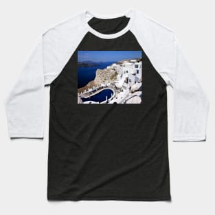 The Greek Island of Santorini Baseball T-Shirt